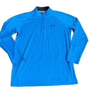 Under Armour Running Pullover Long Sleeve Shirt 1/4 Zip Size Medium